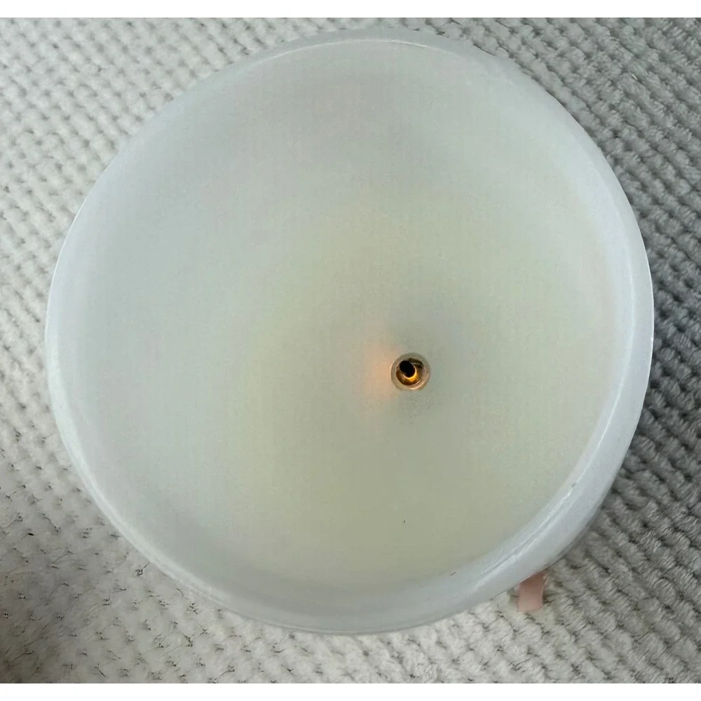 Encandra Liown PushWick Flameless Wax Candle White LED Pillar 100520509